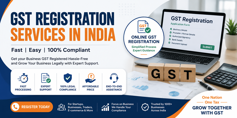 GST Registration Services in India - ASH Startup Filing